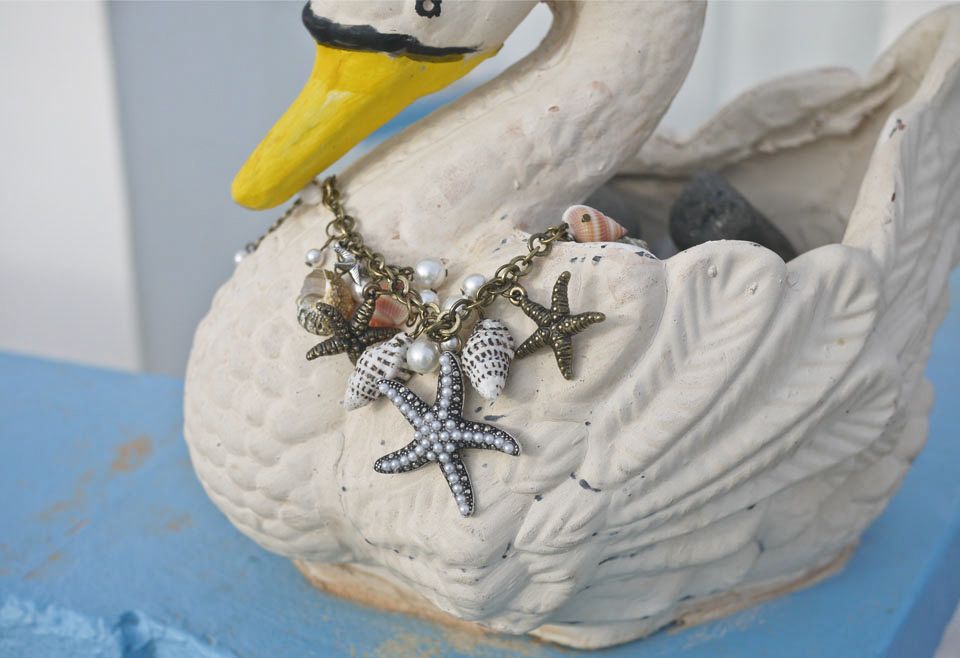 Conch Starfish Pearl Bracelet