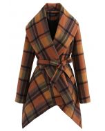 Abrigo Rebajas con Estampado Candy Plaid